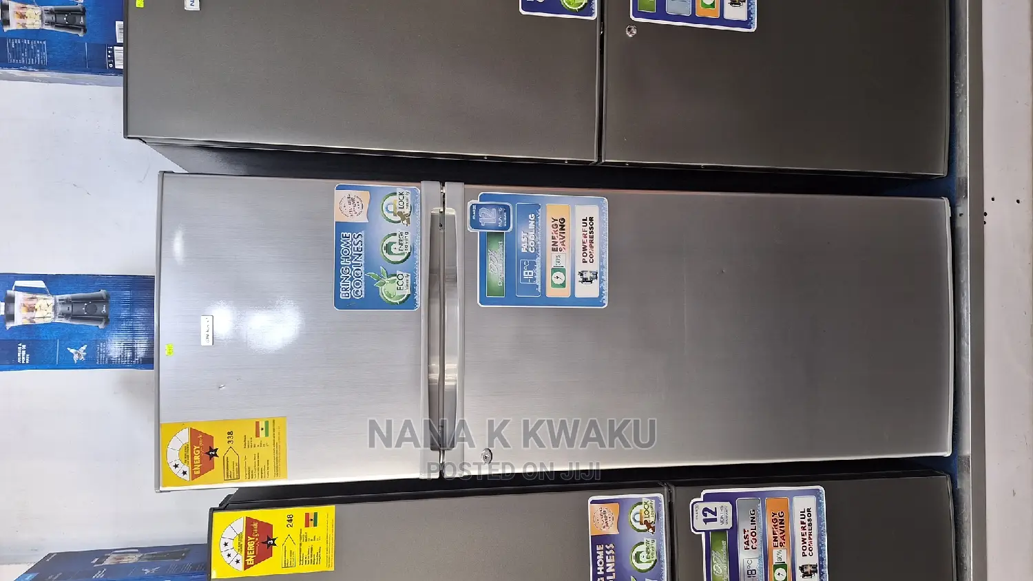 Best_nasco 320litrs Double Door Fridge With Top Freezer