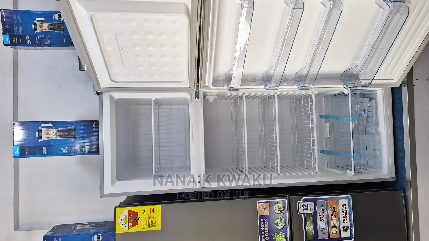 Best_nasco 320litrs Double Door Fridge With Top Freezer