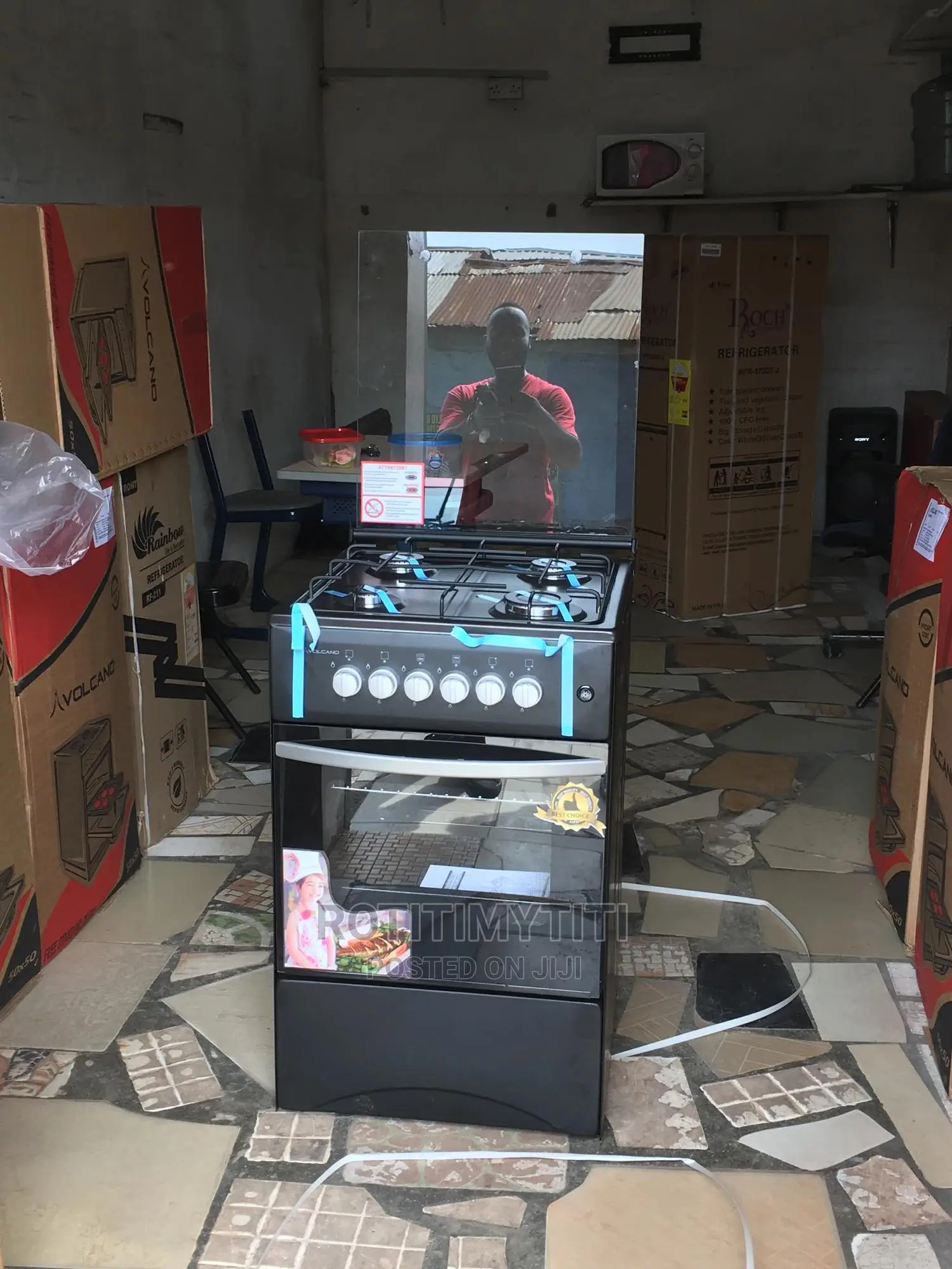 Gas Stove, Volcano 50x50 Gas Cooker in Accra Metropolitan Kitchen