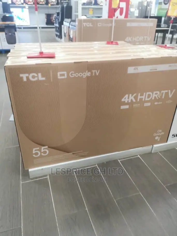 TCL 55” Android Ok Google TV Super Quality