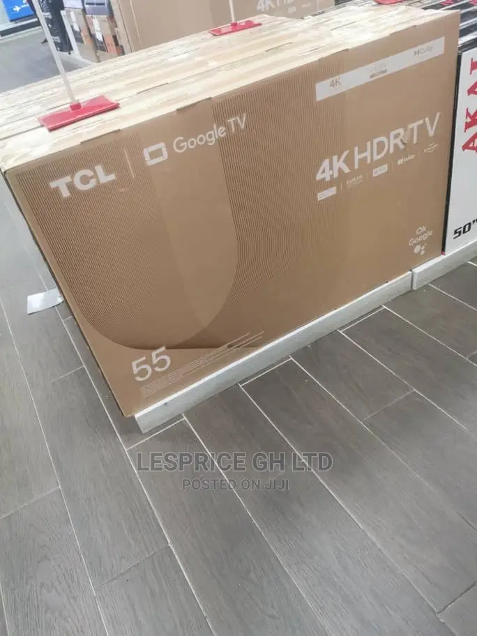 With OK Google TCL 55” Android TV