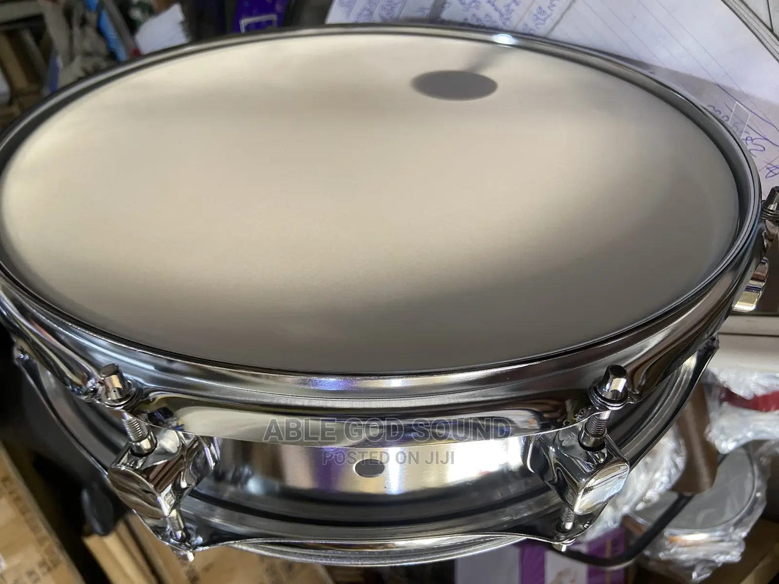 Silver Piccolo Snare Drum