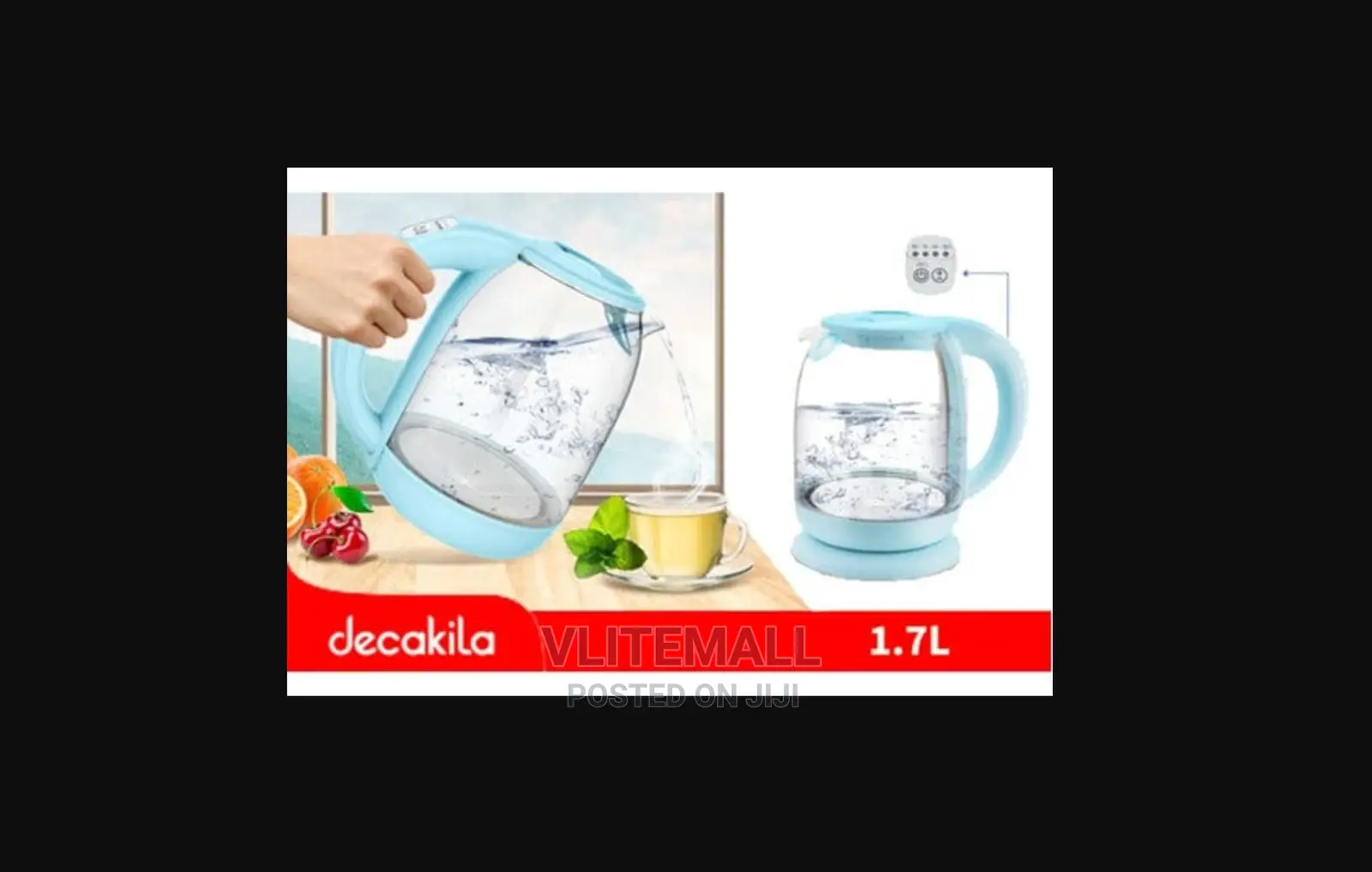Decakila Glass Kettle 1.7L