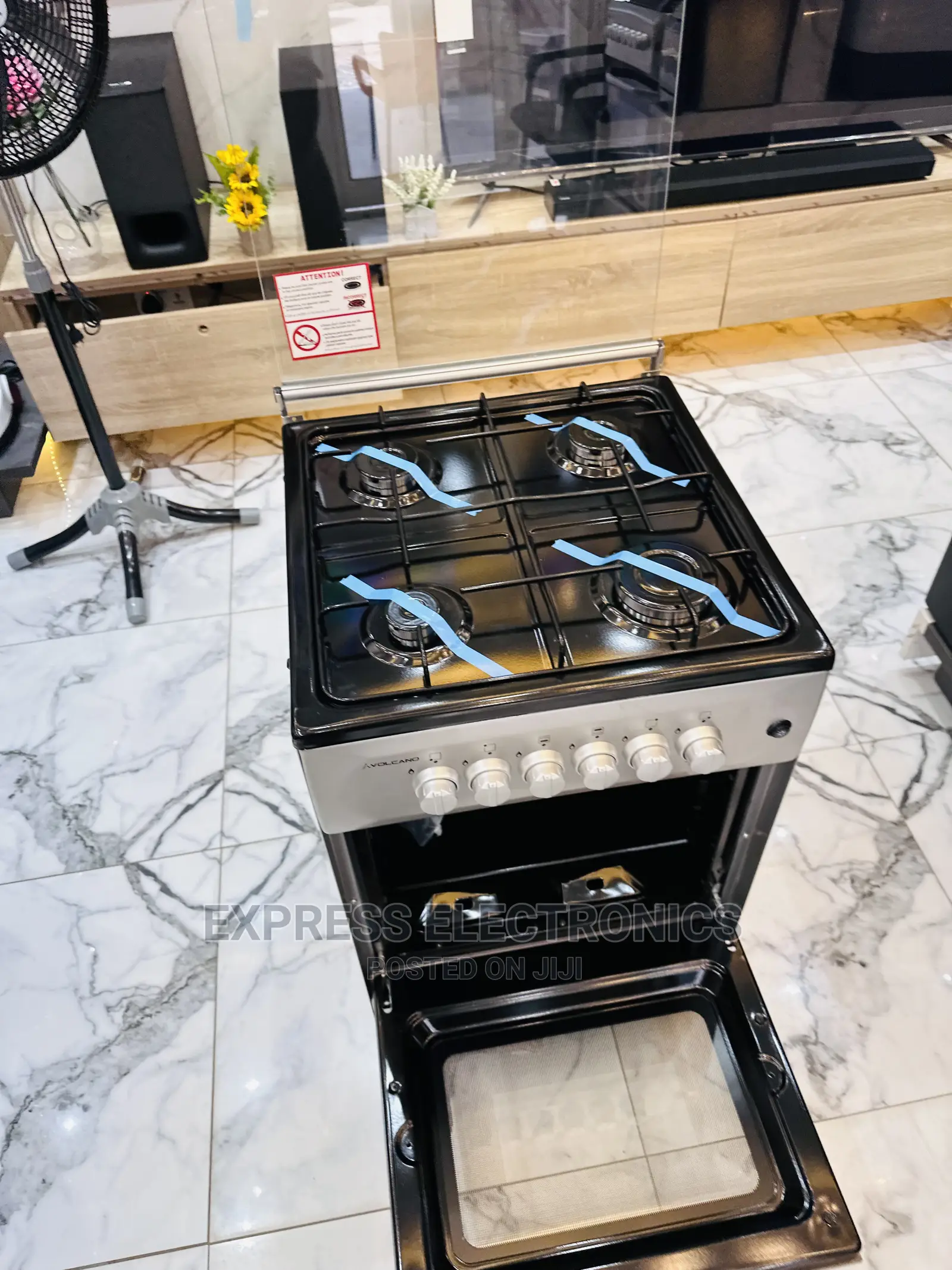 Enamel Trivet 50/50 Gas Cooker Oven 4burner Stove