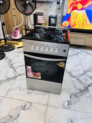 Stand Up Volcano 4burner 50/50 Oven Gas Cooker