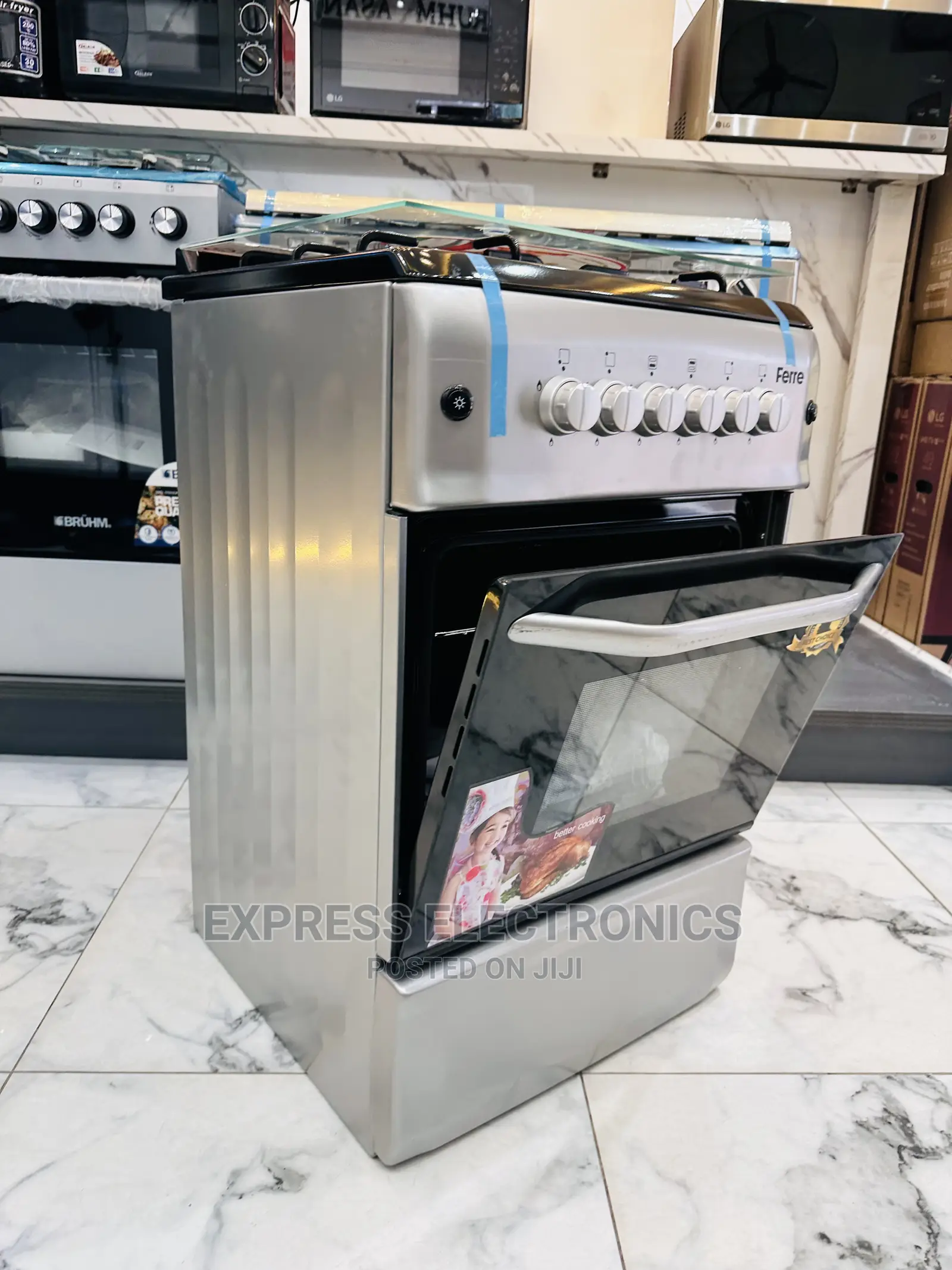 Designed in Italy 50/55 Gas Cooker Auto Ignition 4burner