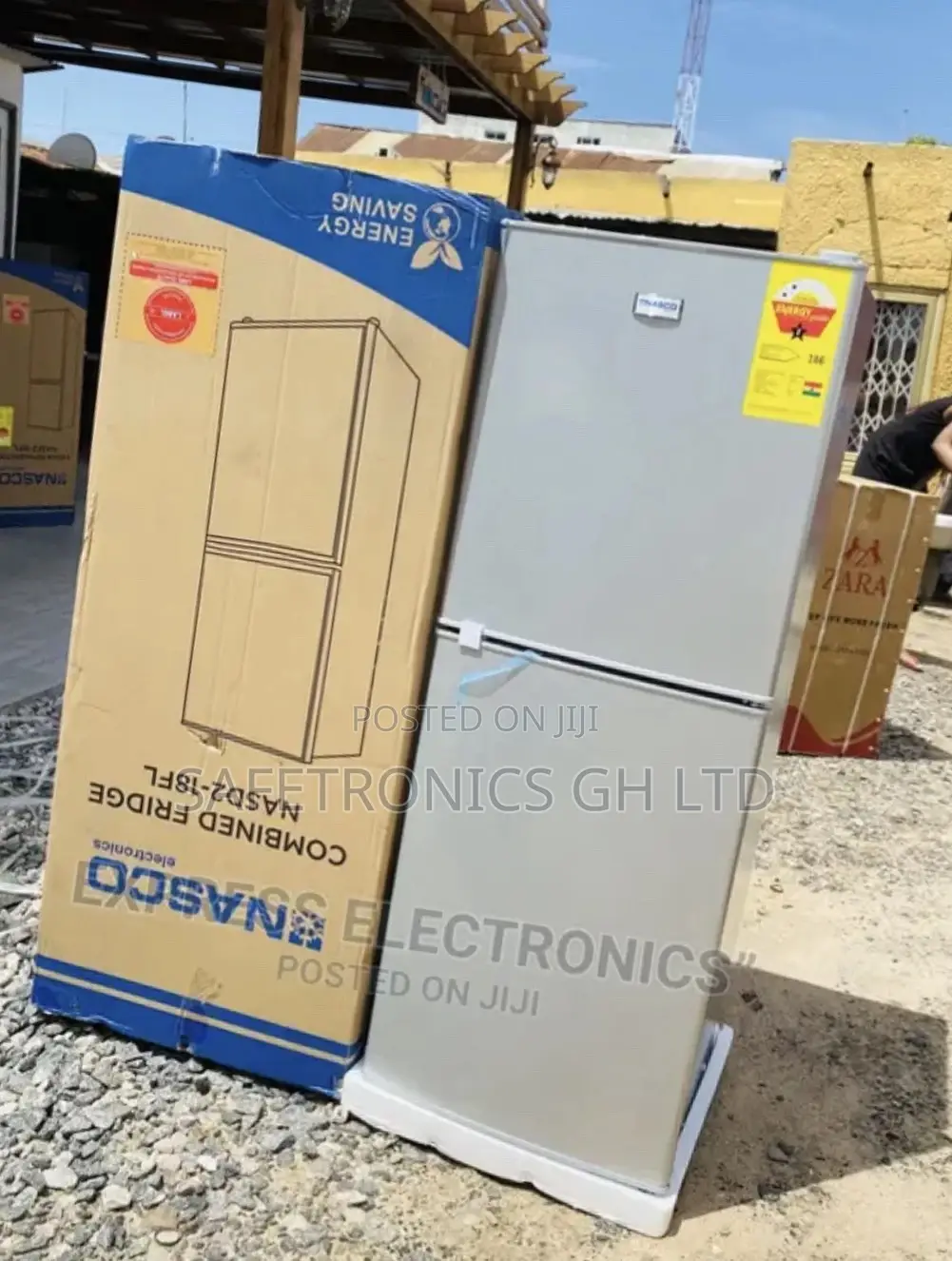 Doubledoor Nascod2-18fl Adjustable Topfreezer Fridge
