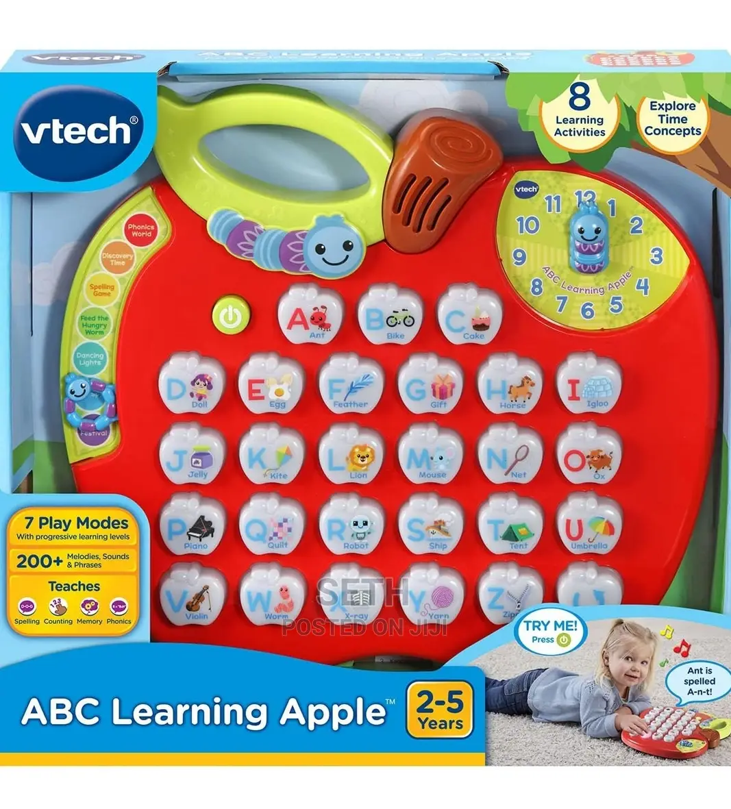 Children Kids Vtech Abc Learning Apple