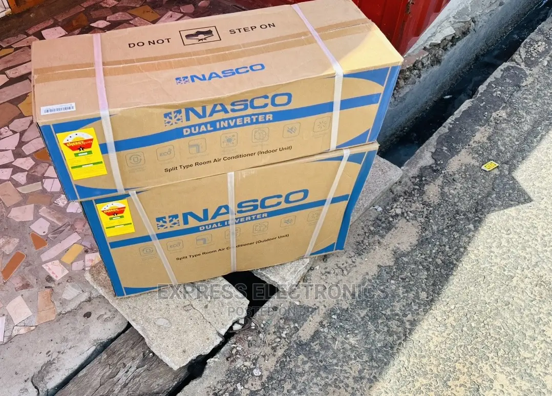 Original Sleek Nasco Dual Inverter 1.5hp Split White