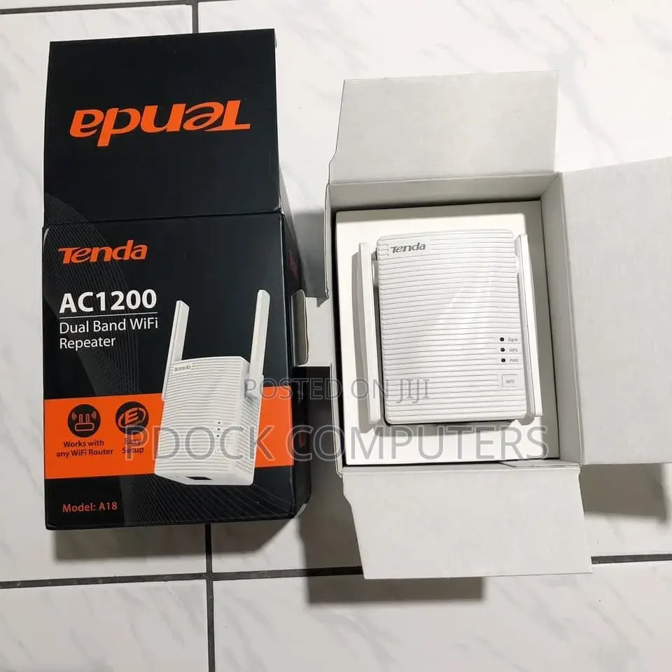 Tenda A18 AC1200 Dual Band Universal Wifi Repeater