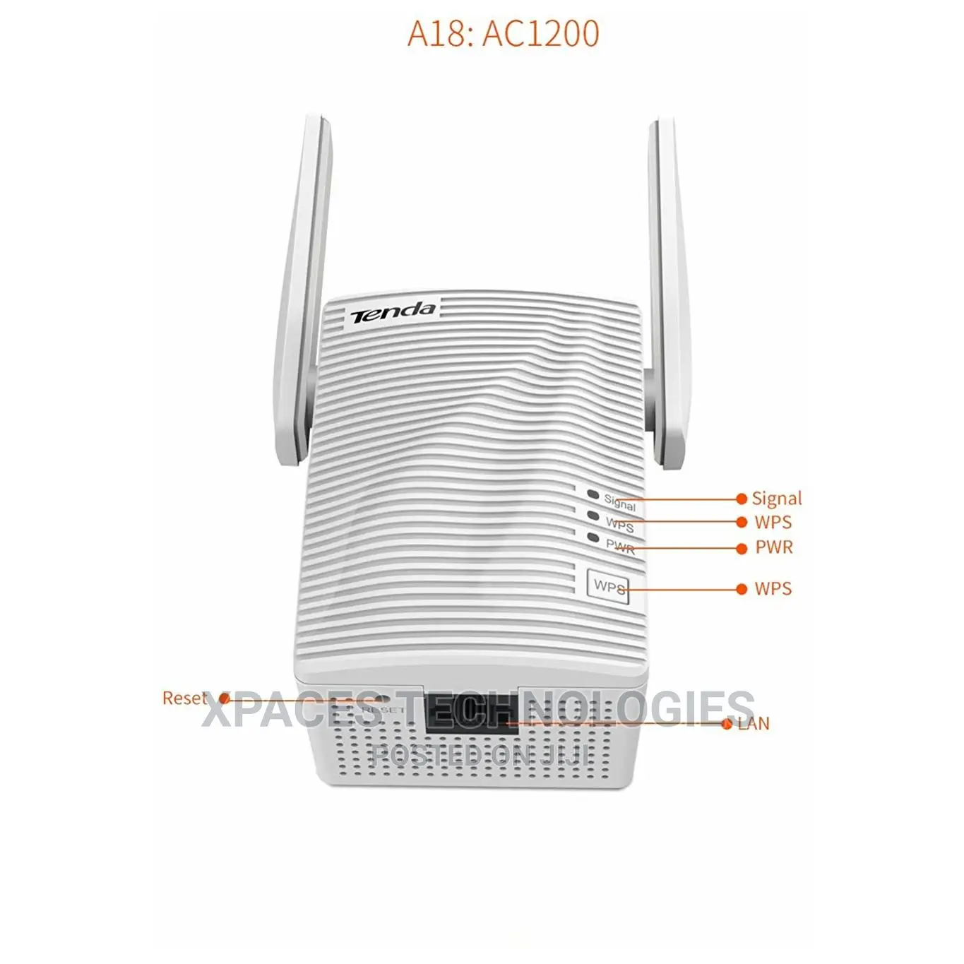Tenda A18 Ac1200 Dual Band 867mbps Wifi Range Extender