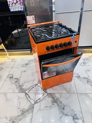 Original Orange 4burner Gas Cooker Oven Inbuilt Lamp