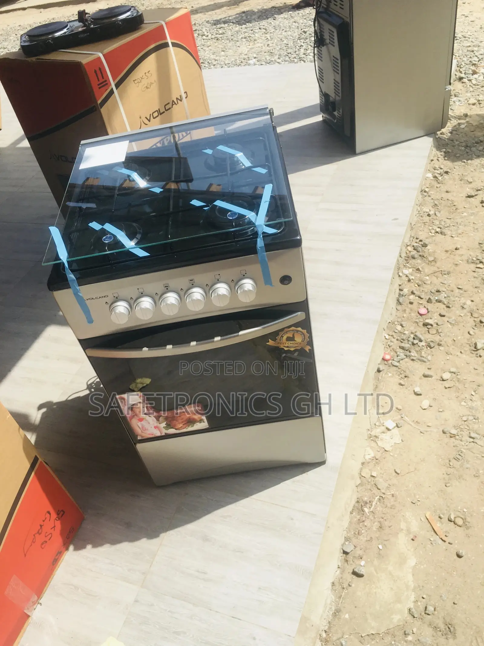 Volcano 4 Burner Reliable Oven Grill 50x55 Cooker