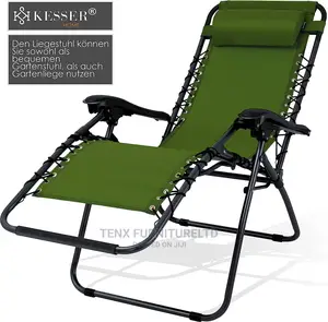 Lounger With Drink Holder | Adjustable Backrest | Removable