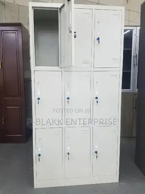 9 Lockers Office Cabinet