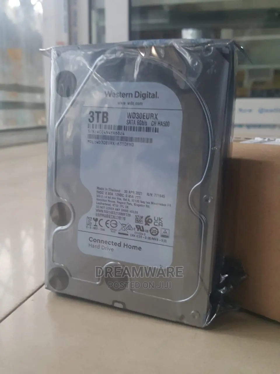 Wd 3tb Wd Av-Gp Sata Iii Intellipower 64mb Cache Hard Drive