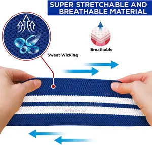 High Quality RDX Knee Wraps Squatting-Leg Press Workout Fit