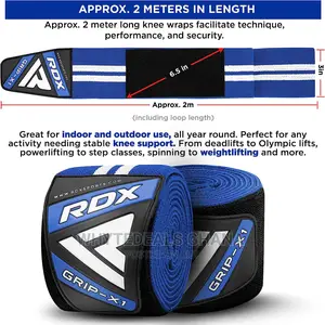 High Quality RDX Knee Wraps Squatting-Leg Press Workout Fit