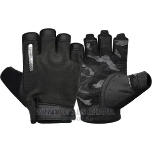 RDX T2 Weightlifting Gloves With Wrist Support-Solid GRIP