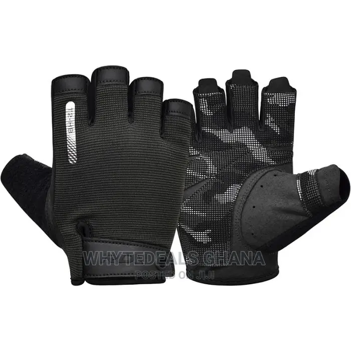 RDX T2 Weightlifting Gloves With Wrist Support-Solid GRIP