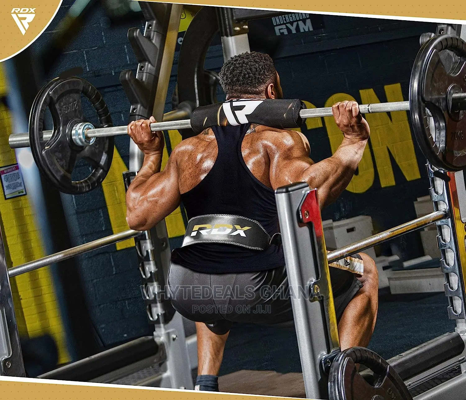 RDX Weightlifting Authentic Gym Leather Belt-Squat, Deadlift