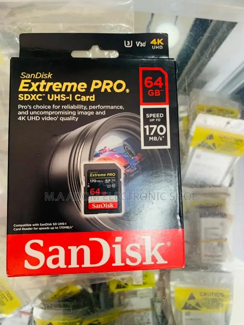 Professional Sandisk 64GB Extreme PRO