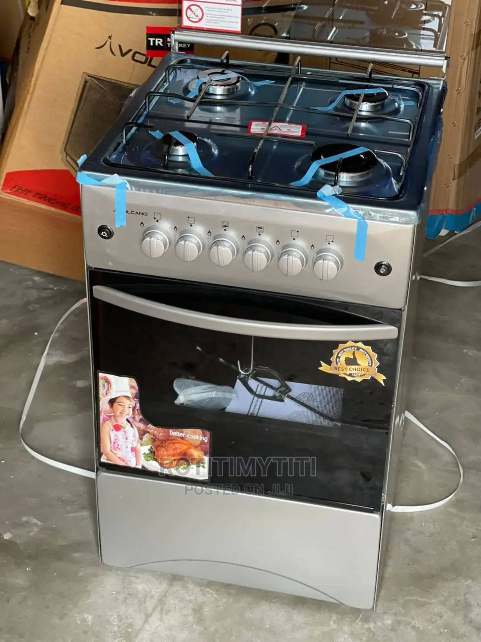 Stainless 50x50 Gas Cooker Cook Faster, Cook Better in Accra