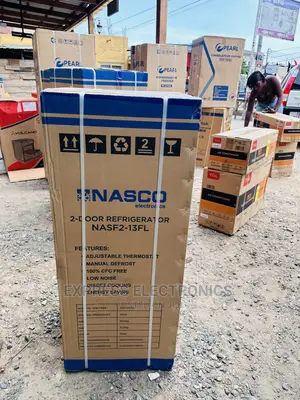 Low Noise Nasco Double Door Fridge Nasf2-13fl