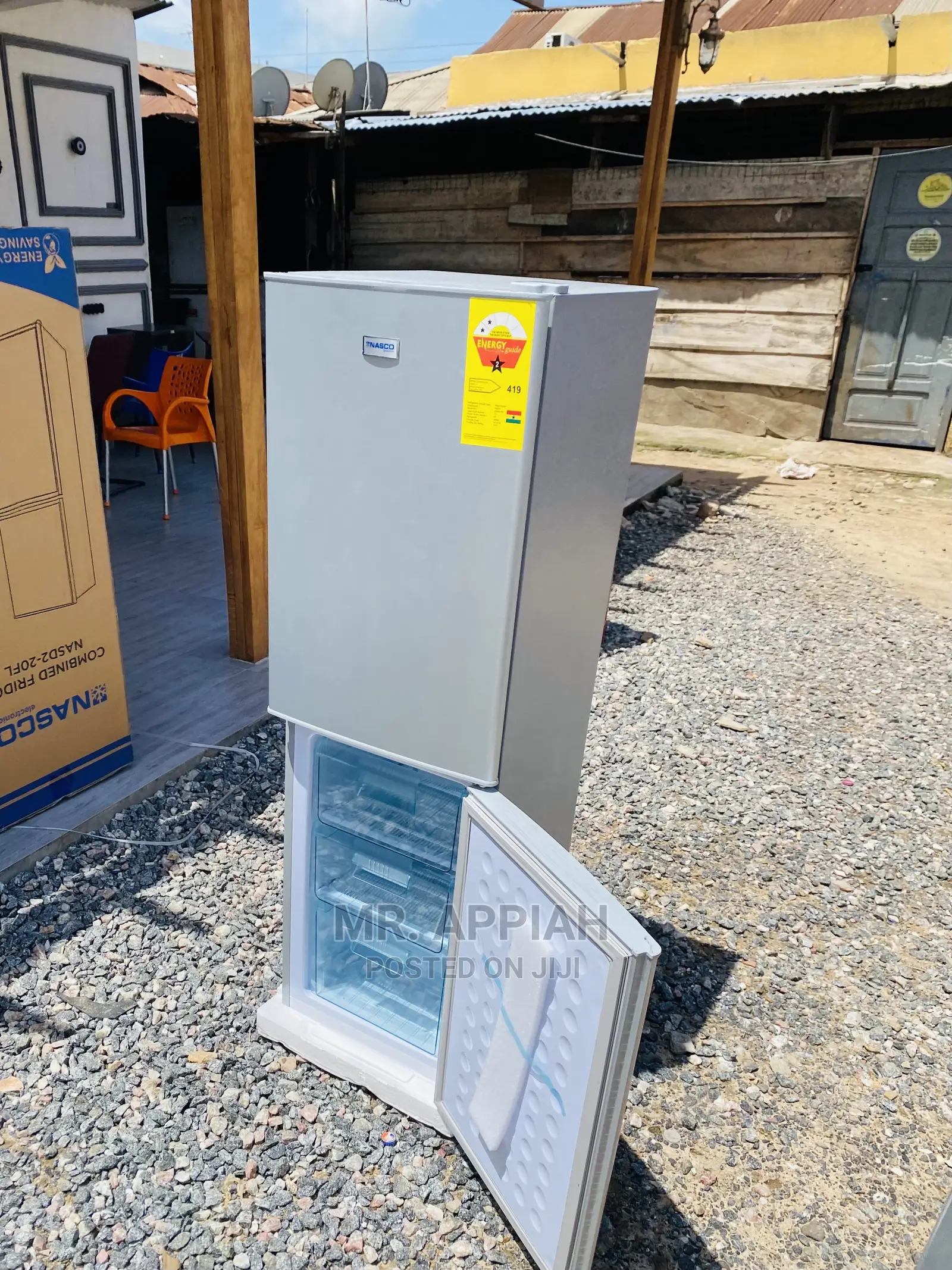 Purchase Nascof2-18fl Double Door Fridge(Gray).
