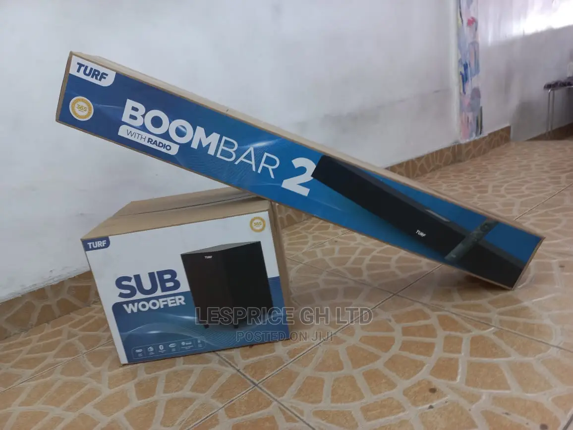 Turf Boom Bar/Sound Bar+Woofer Energy Saving