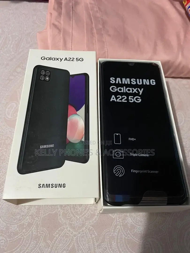 New Samsung Galaxy A22 5G 128 GB Black