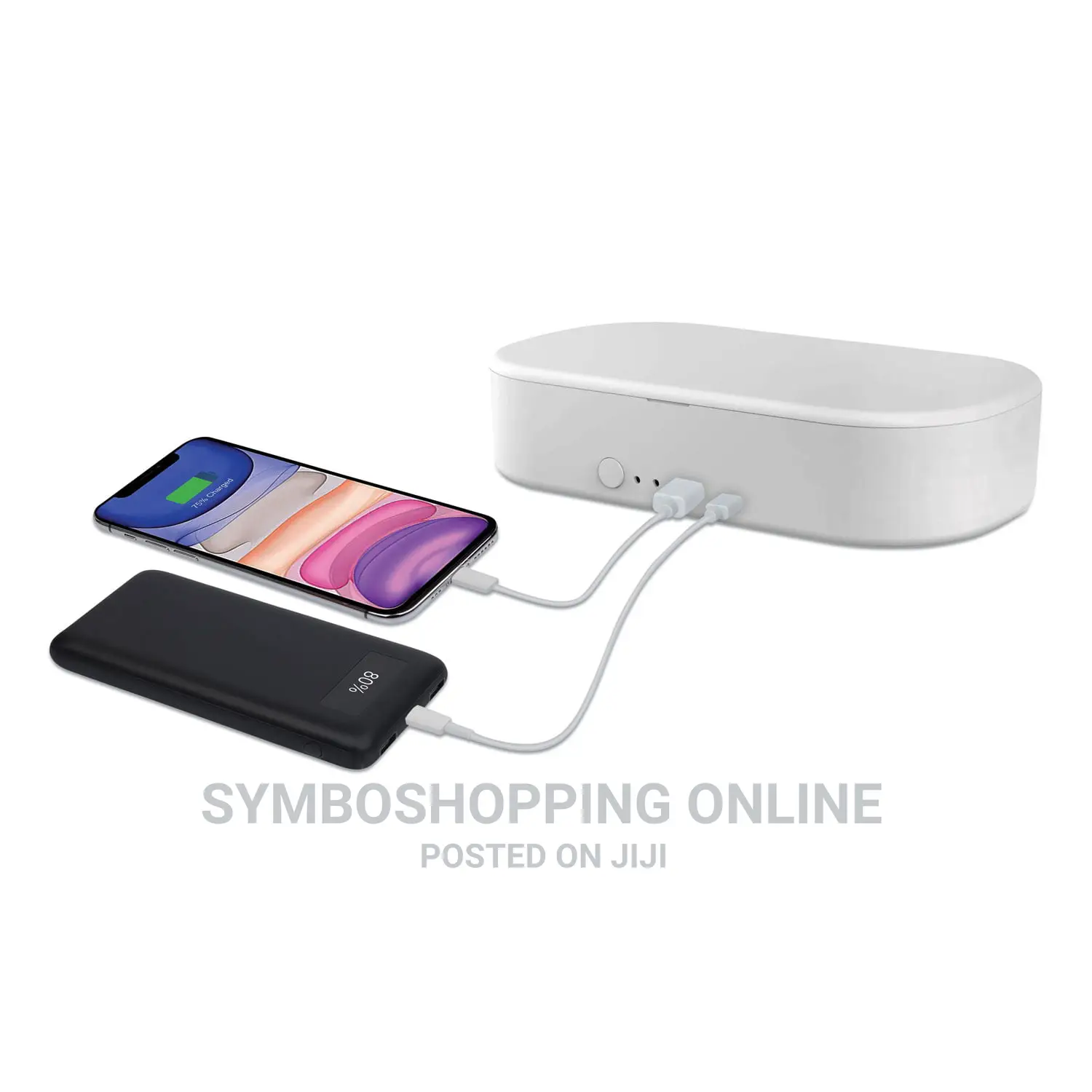 Nuvomed Portable Sterilizer and Charger for Mobile Phone