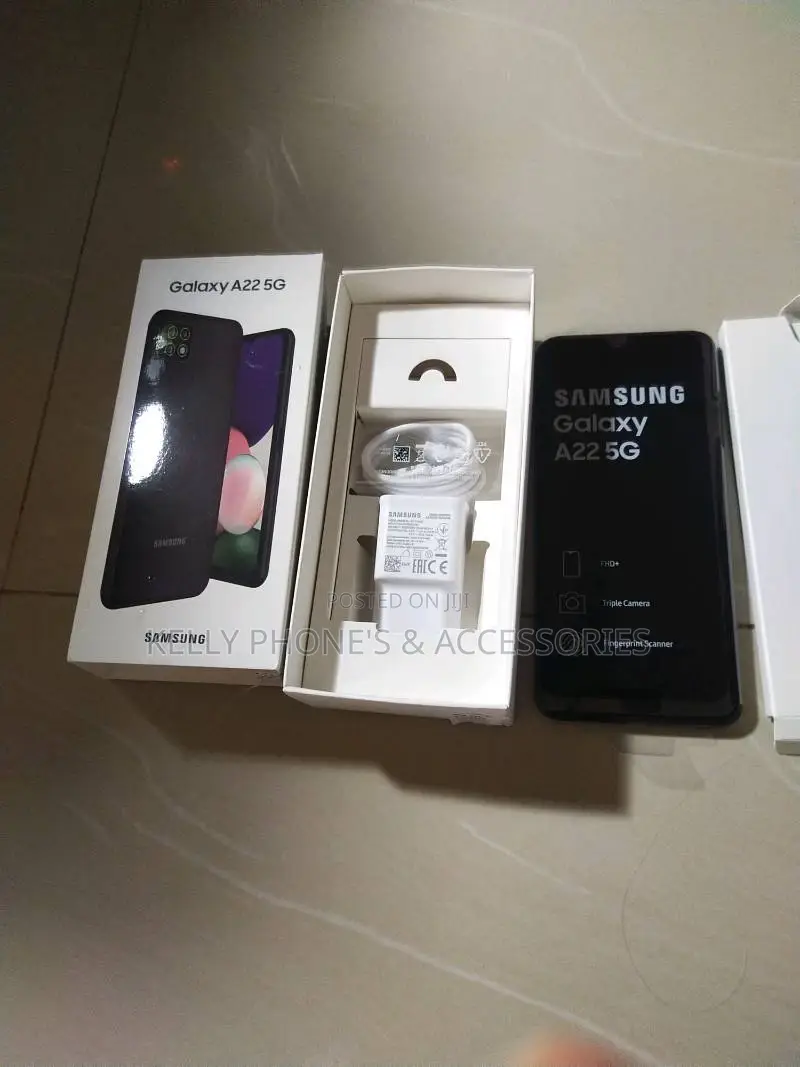 New Samsung Galaxy A22 5G 128 GB Black