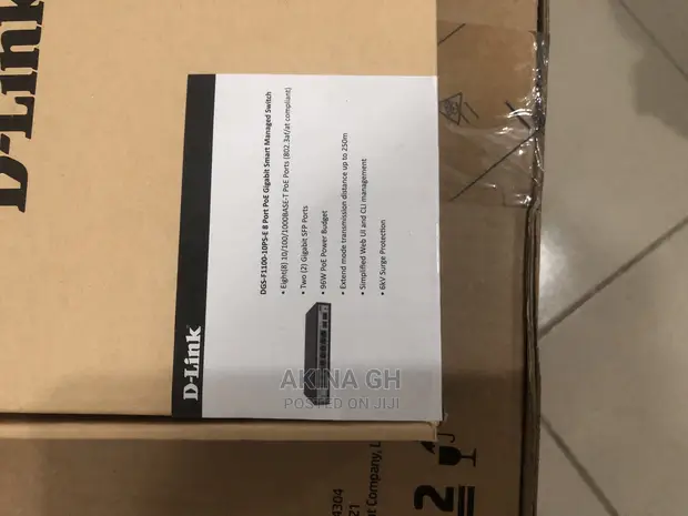D-Link 8 Port Poe Gigabit Smart Managed Switch DGS-F1100-10p 2