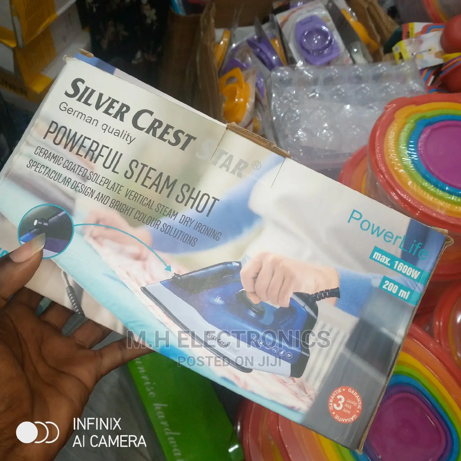 Brand New Silver Crest Iron