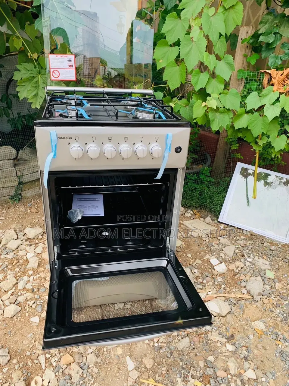 Disinterred Volcano 5C.BR-GL 4 B 50x50 Gas Stove With Grill
