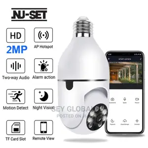 360° Wireless Wifi Panoramic Bulb Camera PTZ
