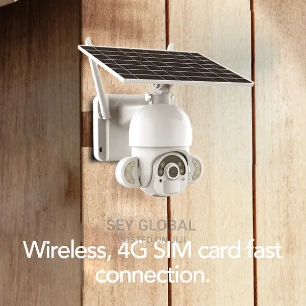 4mp 1080p Wifi/4g Sim Card Wireless Solar PTZ Camera
