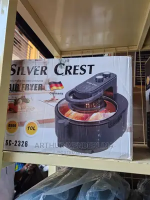 Silvercrest Extra Large Smart Air Fryer - 10 L - Black