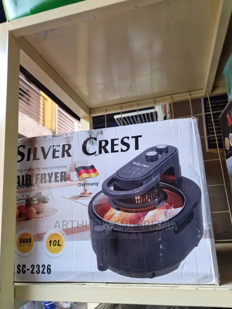 Silvercrest Extra Large Smart Air Fryer - 10 L - Black