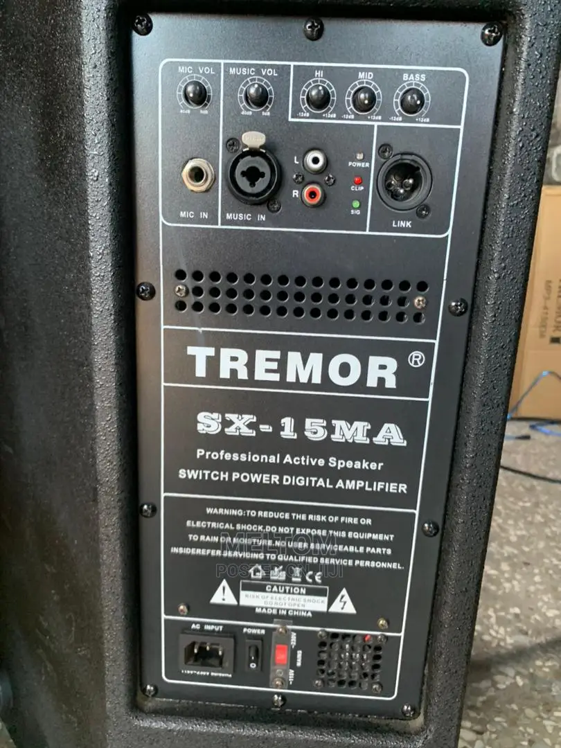 Tremor Active Stage Monitor Speaker (Sx-15ma)