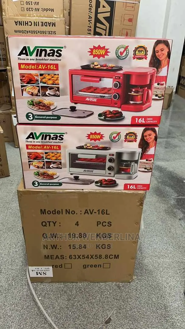 3 in 1 Breakfast Maker ( Frying,Roasting , Making Coffee)