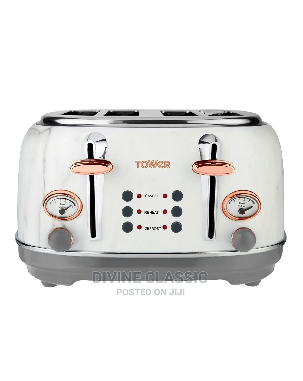 Tower 4 Slice Popup Bread Toaster