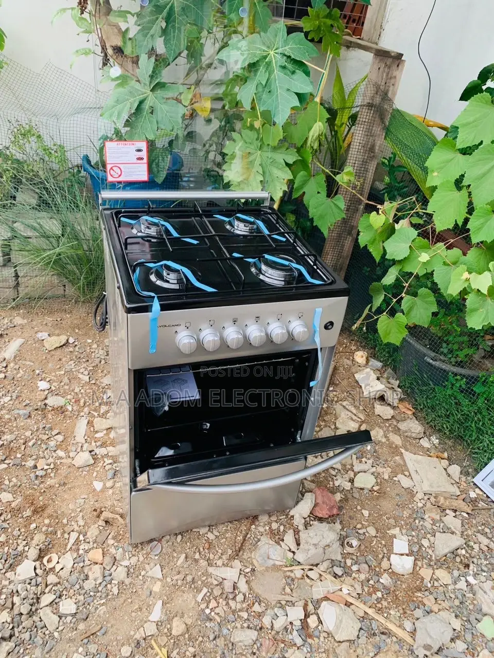 Preserved Volcano 5C.BR-GL 4 B 50x50 Gas Stove With Grill