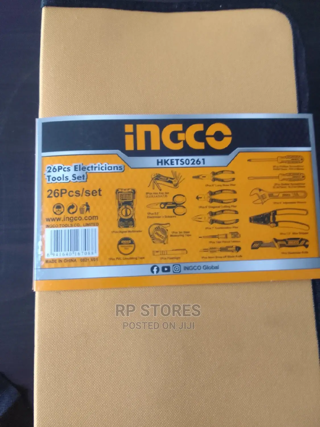 Ingco 26pieces Electricians Tools Set