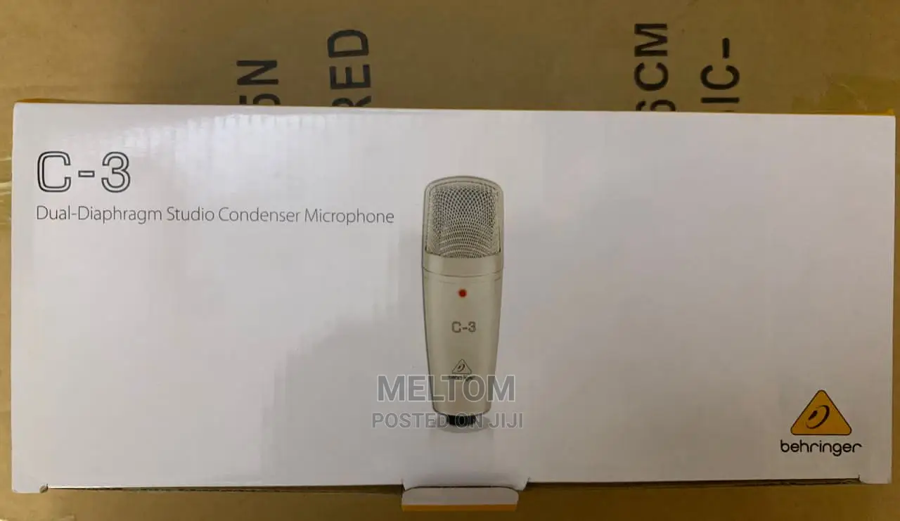 Behringer C-3 Studio Condenser Microphone.