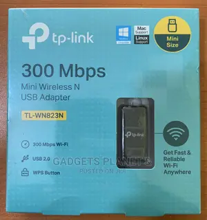 Tp-Link 300mbps Mini Wireless N USB Adapter - TL-WN823N