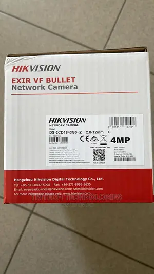 HIKVISION 4 MP Varifocal Bullet IP Camera DS-2CD1643G0-1(Z)