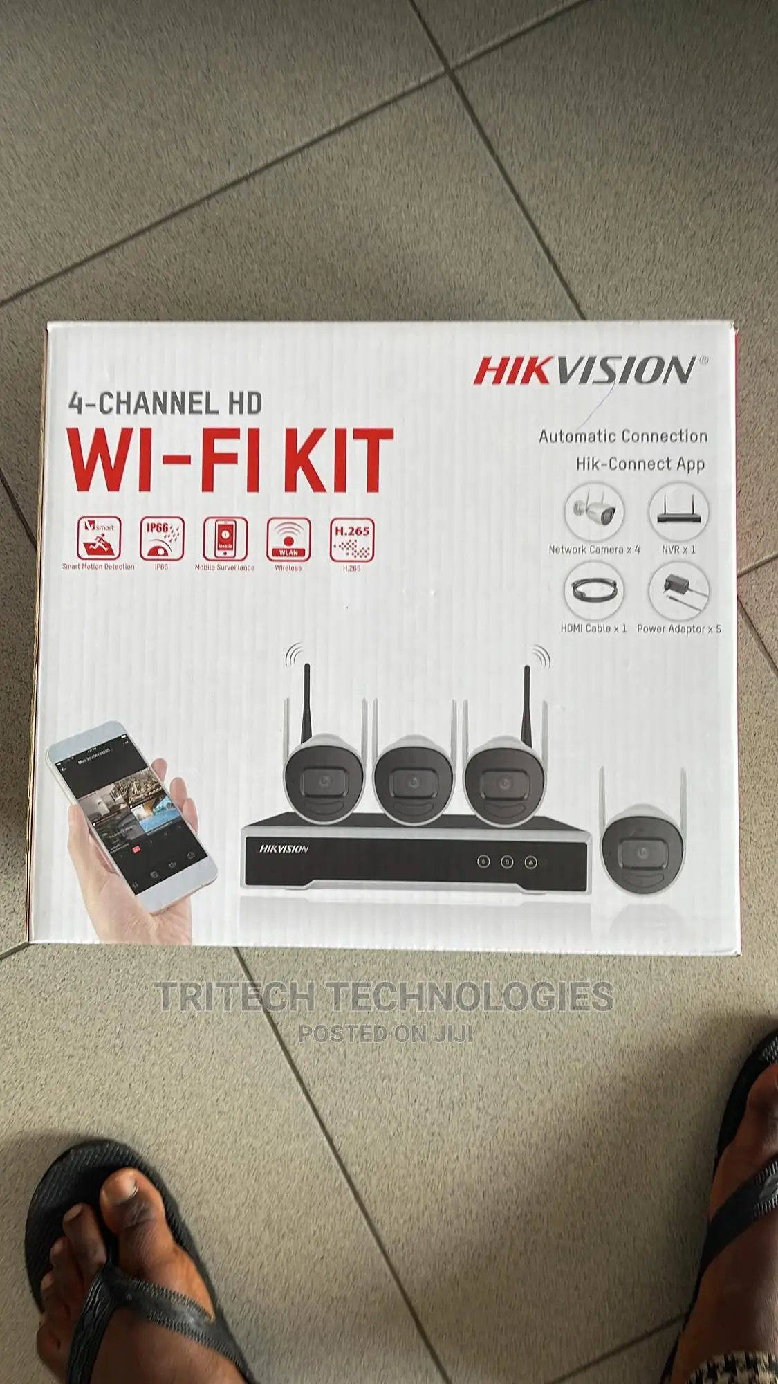 Hikvision Nk44wqh(D) Bullet Wifi KIT 4ch With 1tb HDD