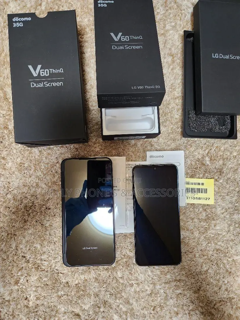 New LG V60 ThinQ 5G UW 128 GB Black